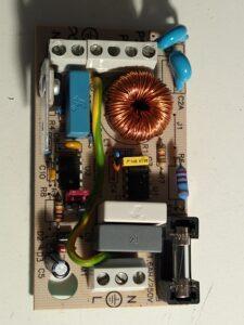 Image de la carte électronique Foscarini modèle bride - Diagnostic des composants électroniques.